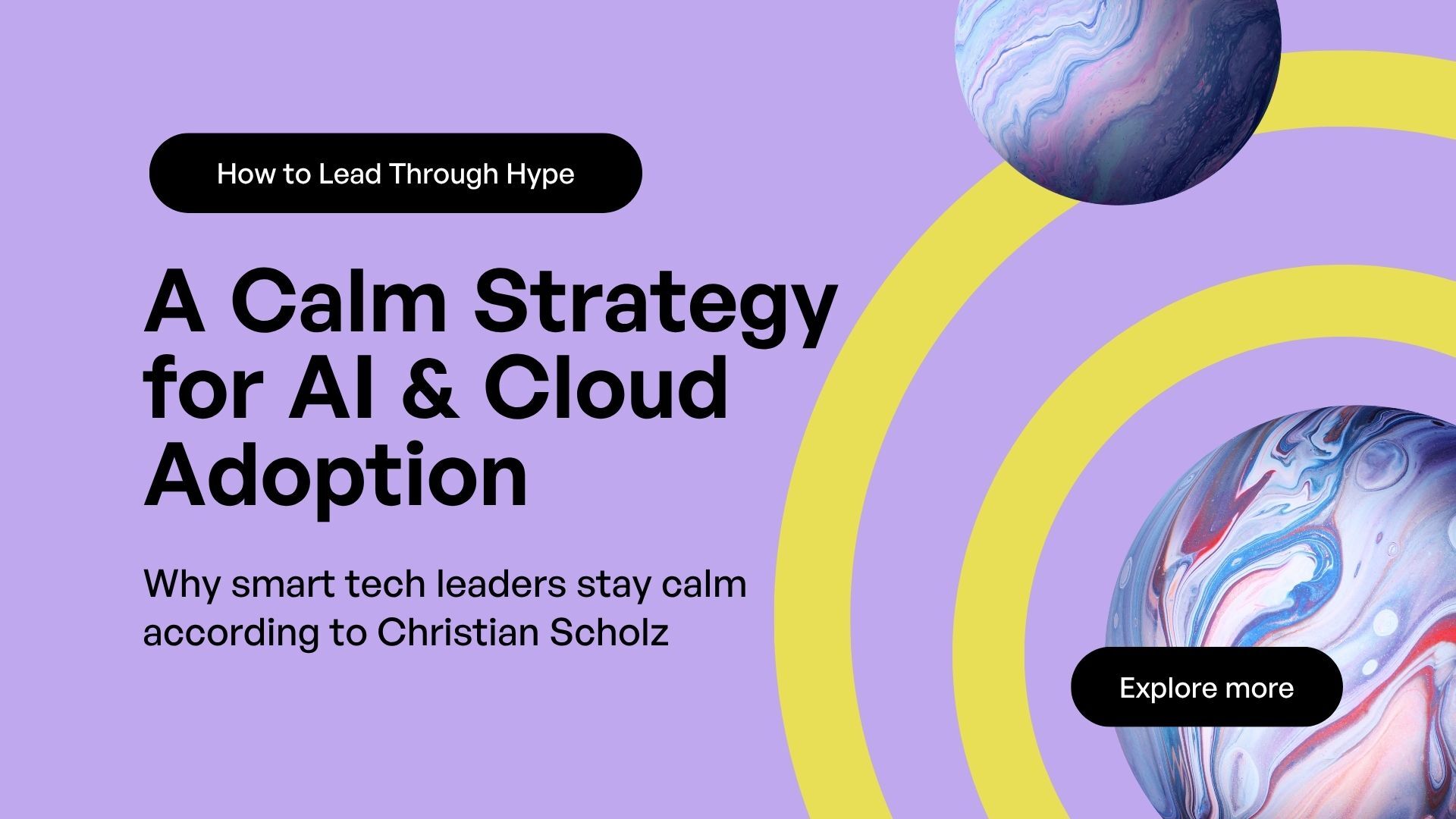 Insights from Christian Scholz, VP Cloud Business at Arvato Systems and former lead architect of Google Wallet